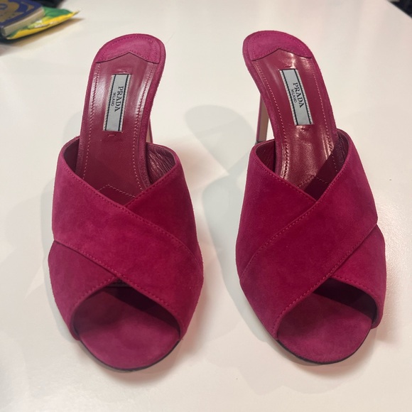 Prada Suede Heels - Picture 3 of 7